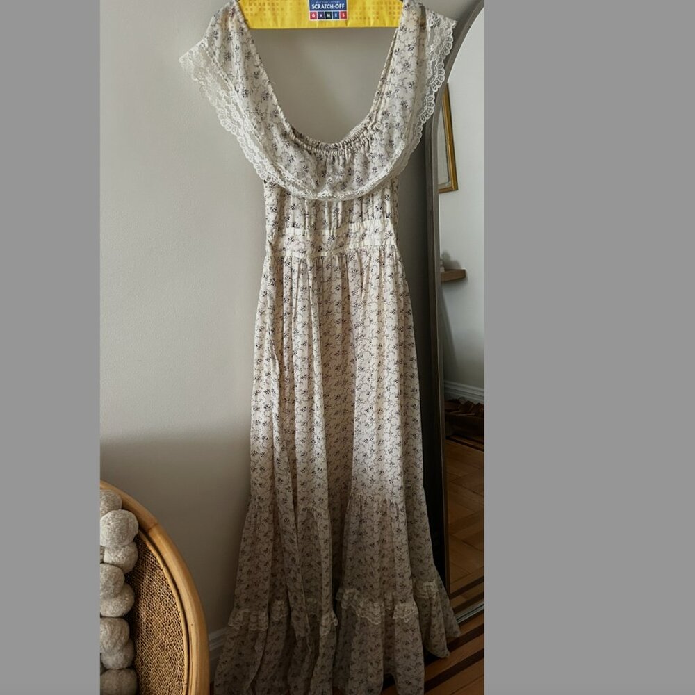 Rare vintage Gunne Sax tea gown size xs/sm cottagecore prairie boho